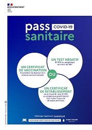 affiche pass sanitaire art